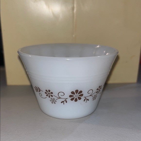 Vintage Dynaware Pyr-o-rey milk, glass custard cup - Picture 1 of 1